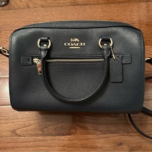 NWOT Coach Rowan Satchel in Navy